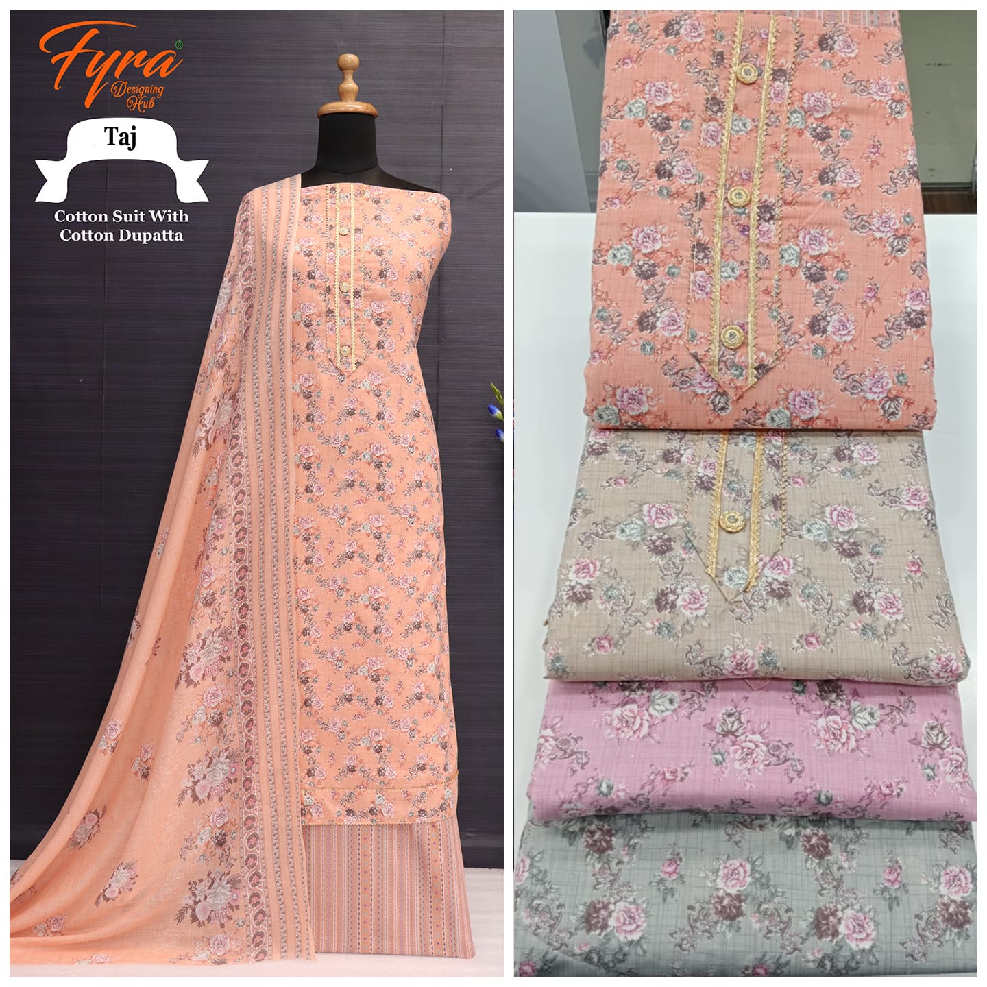 Taj Cotton Fyra Salwar Suits