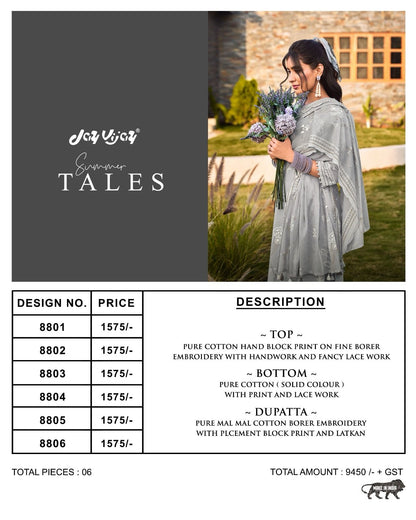 Tales Jay Vijay Cotton Pant Style Suits