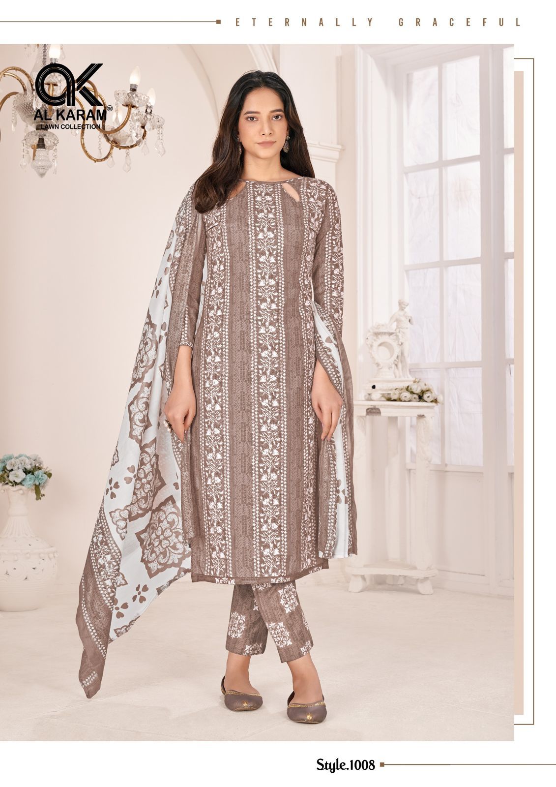Tamanna- Signature Print Al Karam Soft Cotton Karachi Salwar Suits