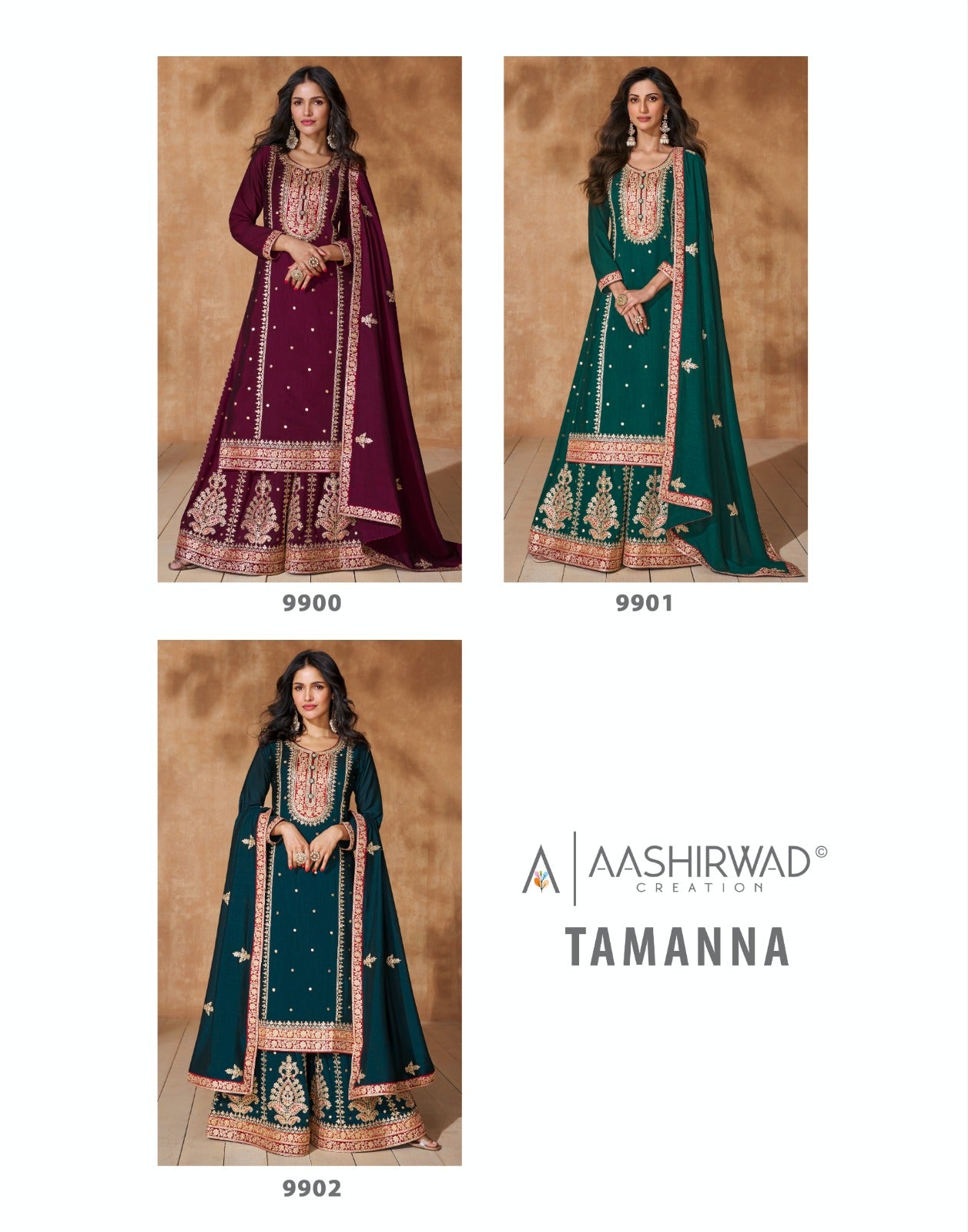 Tamanna Aashirwad Creation Silk Readymade Suits