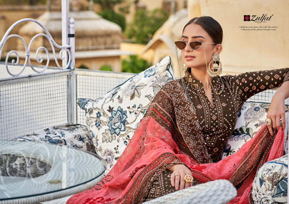 Tamanna Vol 4 Zulfat Designer Cotton Pant Style Suits