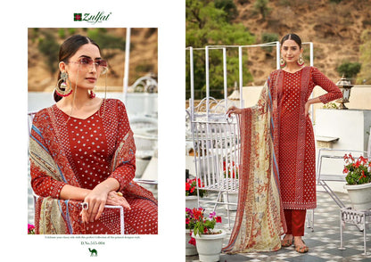 Tamanna Vol 4 Zulfat Designer Cotton Pant Style Suits