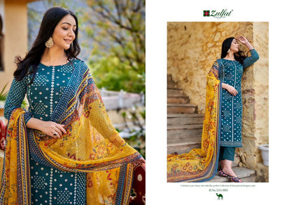 Tamanna Vol 4 Zulfat Designer Cotton Pant Style Suits