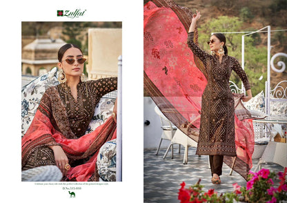 Tamanna Vol 4 Zulfat Designer Cotton Pant Style Suits