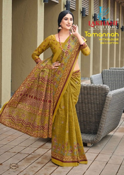 Tamannah Lakhani Cotton Sarees