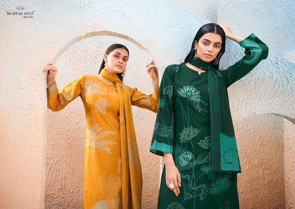 Taneira Mumtaz Arts Viscose Muslin Pant Style Suits