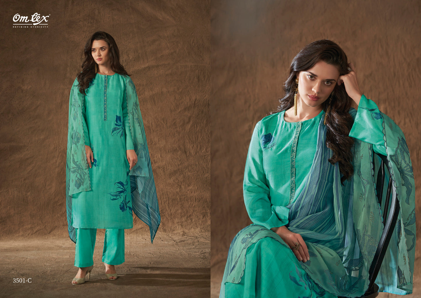 Tasavvur Omtex Silk Pant Style Suits