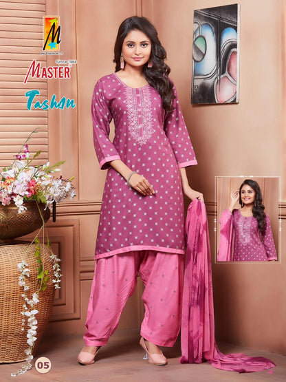 Tashan Master Rayon Readymade Salwar Suits