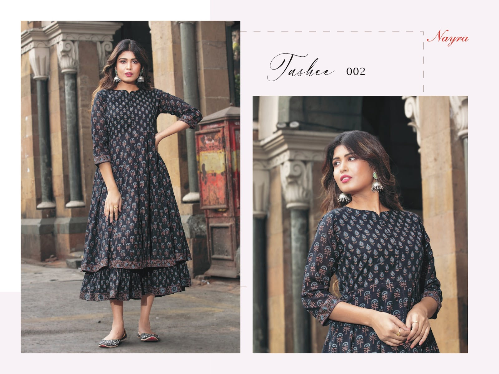 Tashee Nayra Cotton Anarkali Kurtis