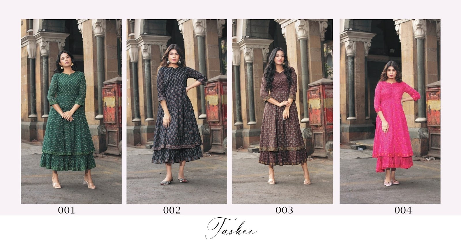 Tashee Nayra Cotton Anarkali Kurtis