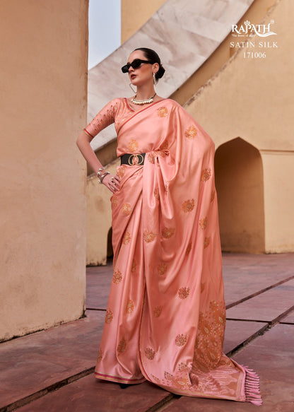 Tathastu Silk Rajpath Satin Sarees