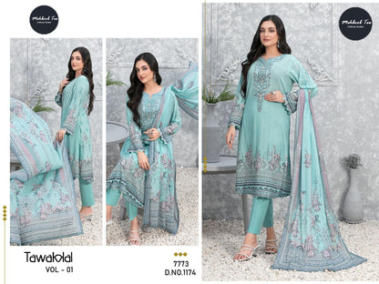 Tawakkal Vol 10 Mehboob Tex Cotton Pakistani Salwar Suits