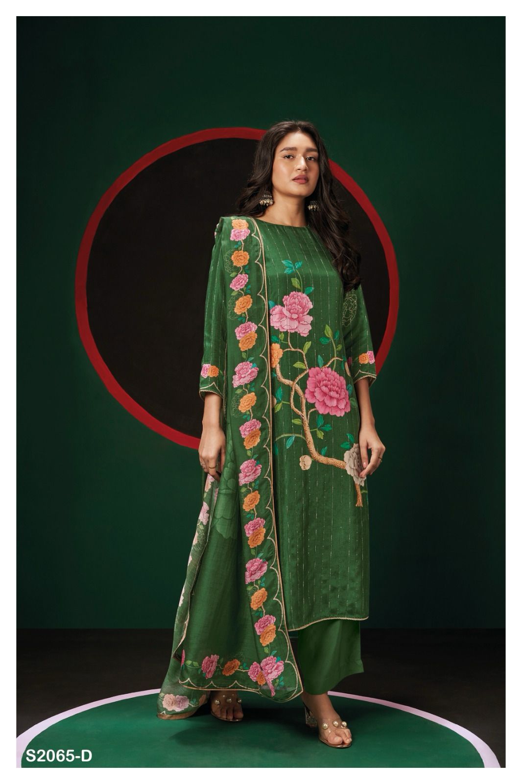 Taylee 2065 Ganga Silk Plazzo Style Suits