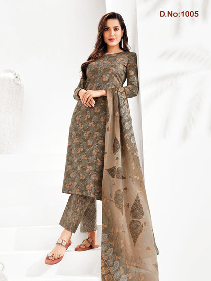 Tendy Vol 1 Kcf Cotton Readymade Pant Style Suits