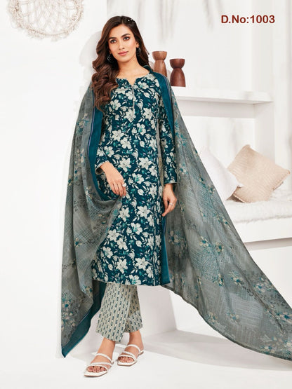 Tendy Vol 1 Kcf Cotton Readymade Pant Style Suits