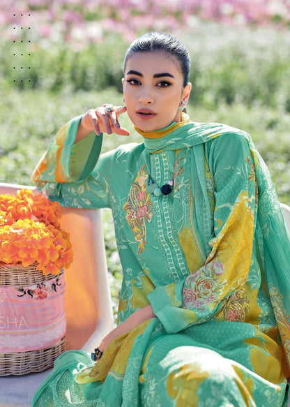 The Secret Garden Varsha Fashions Muslin Pakistani Patch Work Suits