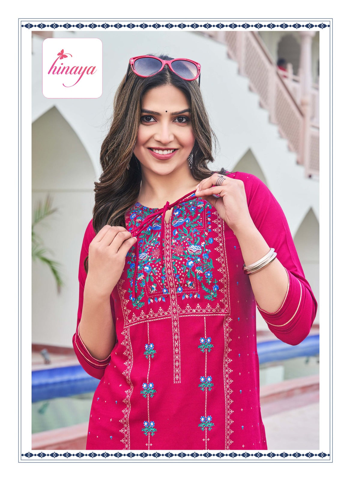 Tiara Vol 1 Hinaya Rayon Straight Cut Kurtis