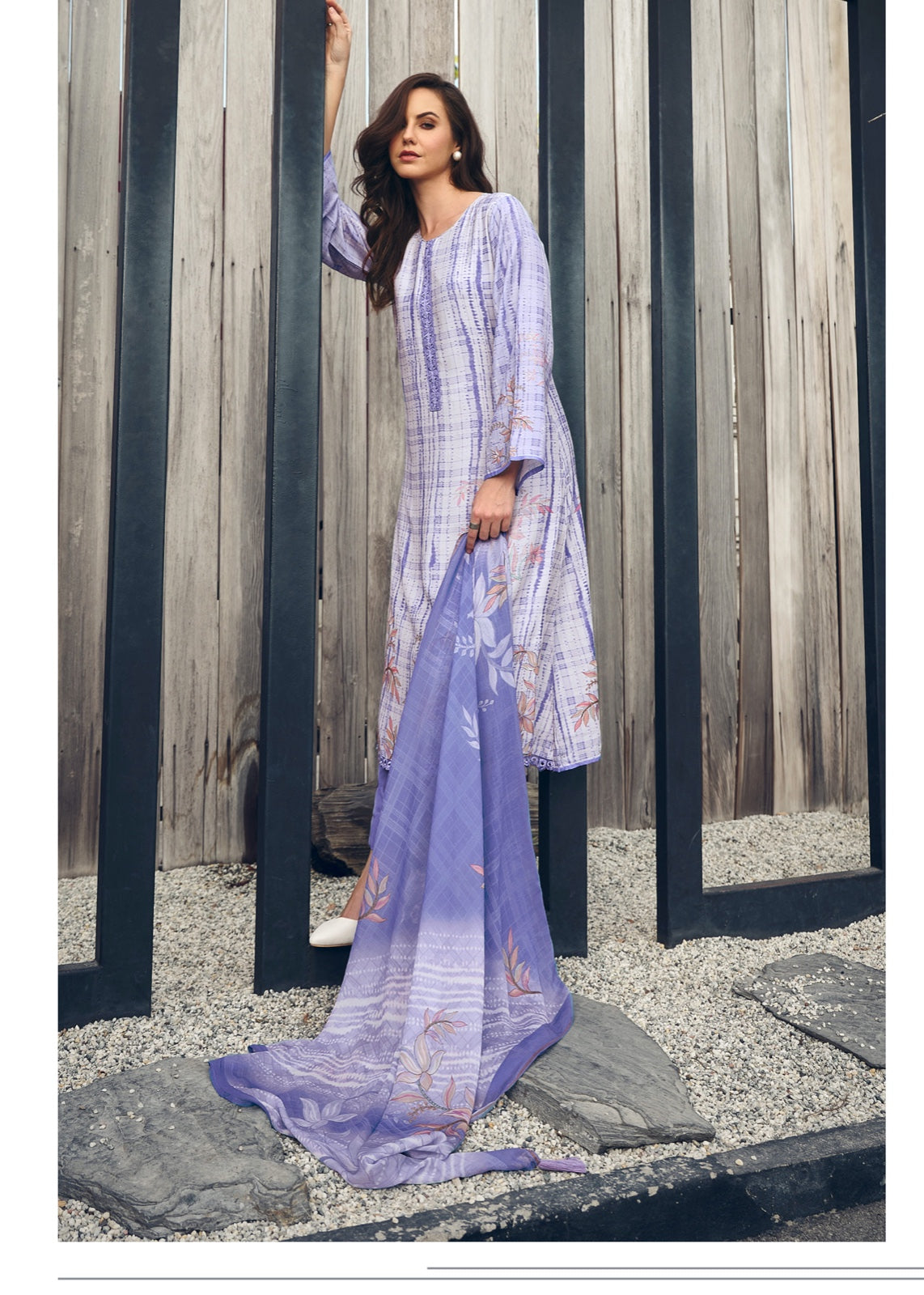 Tieran Prm Trendz Muslin Pant Style Suits