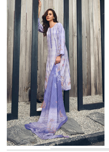 Tieran Prm Trendz Muslin Pant Style Suits