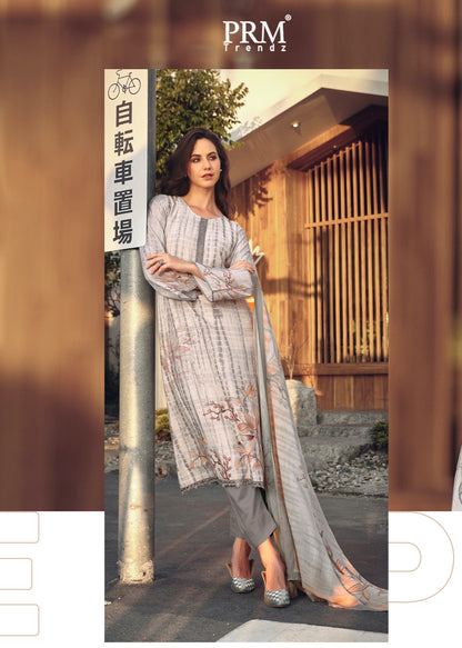 Tieran Prm Trendz Muslin Pant Style Suits