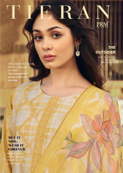 Tieran Prm Trendz Muslin Pant Style Suits