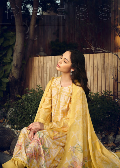 Tieran Prm Trendz Muslin Pant Style Suits