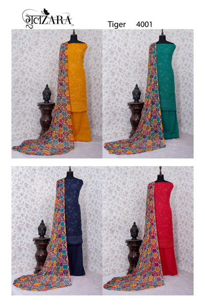 Tiger-4001 Gulzara Capsule Salwar Suits