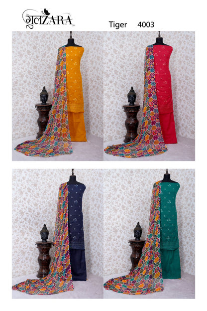 Tiger-4003 Gulzara Capsule Salwar Suits