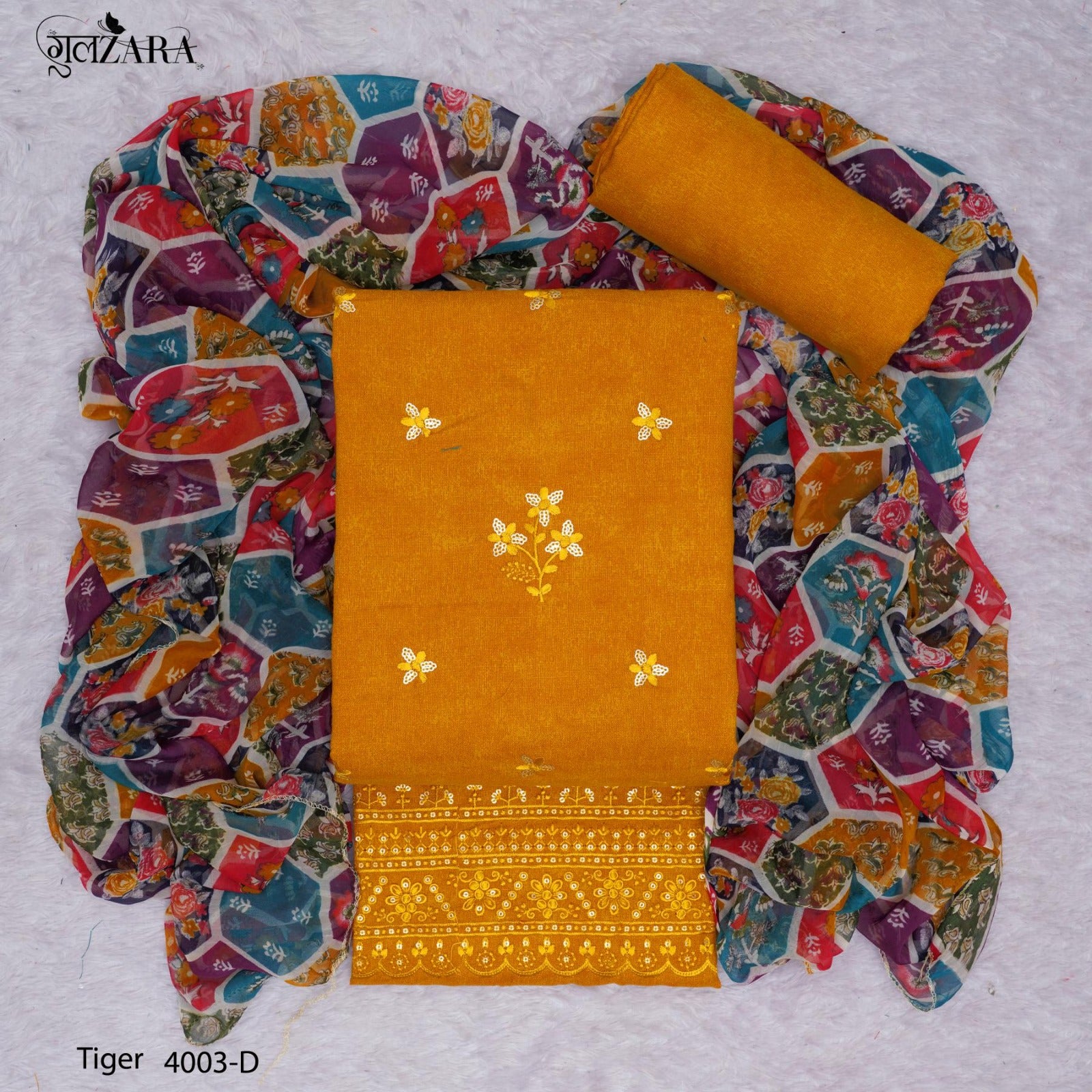 Tiger-4003 Gulzara Capsule Salwar Suits