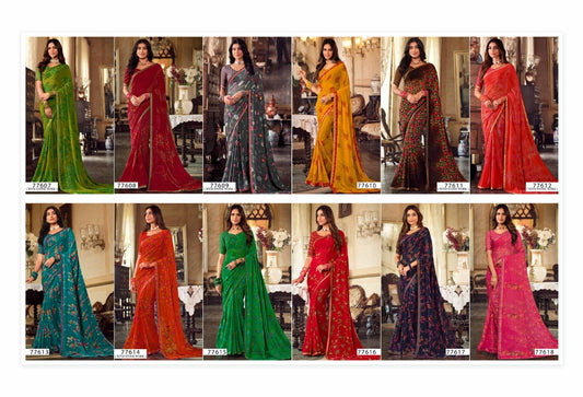Titlee Vol 4 Vipul Georgette Sarees