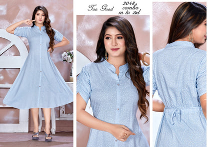 Too Good Mlm Kalash Lifestyle Rayon Anarkali Kurtis