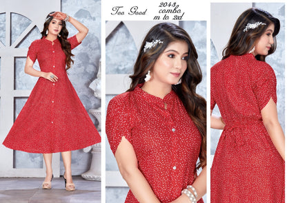 Too Good Mlm Kalash Lifestyle Rayon Anarkali Kurtis