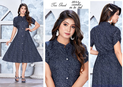Too Good Mlm Kalash Lifestyle Rayon Anarkali Kurtis