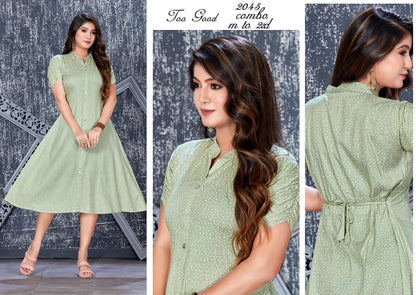 Too Good Mlm Kalash Lifestyle Rayon Anarkali Kurtis