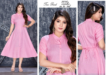 Too Good Mlm Kalash Lifestyle Rayon Anarkali Kurtis