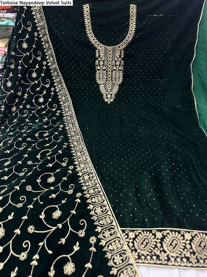 Tortoise Nayandeep Velvet Suits