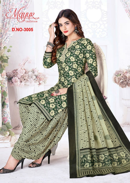 Traditional Vol 3 Mayur Creation Cotton Dress Material