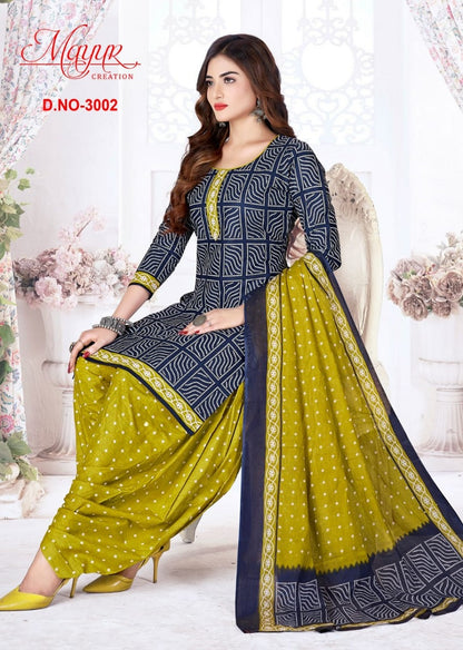 Traditional Vol 3 Mayur Creation Cotton Dress Material