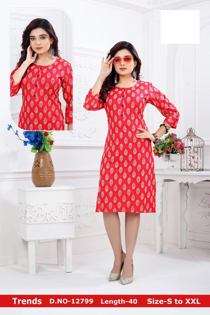 Trends Zoya Knee Length Kurtis