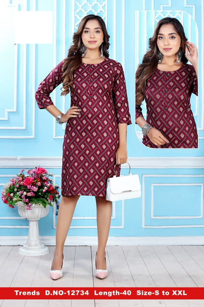 Trends Zoya Knee Length Kurtis