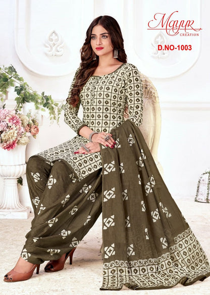 Trendy Batik Vol 1 Mayur Creation Cotton Dress Material