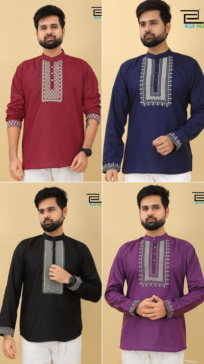 Trendy Bluehills Cotton Mens Kurta