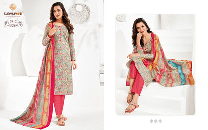 Trendy Cotton Vol 59 Suryajyoti Cotton Dress Material