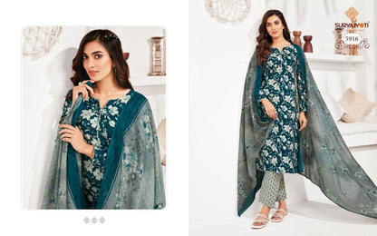 Trendy Cotton Vol 59 Suryajyoti Cotton Dress Material