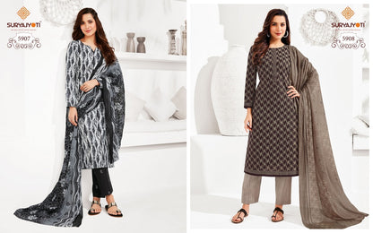 Trendy Cotton Vol 59 Suryajyoti Cotton Dress Material