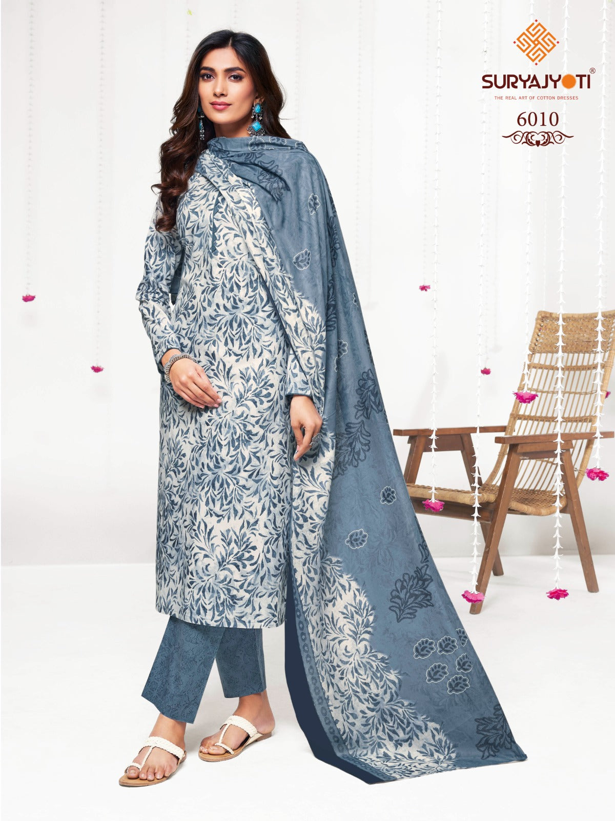 Trendy Cotton Vol 60 Suryajyoti Cotton Dress Material