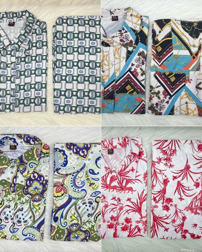 Trendy Prints Bluehills Co Ord Set