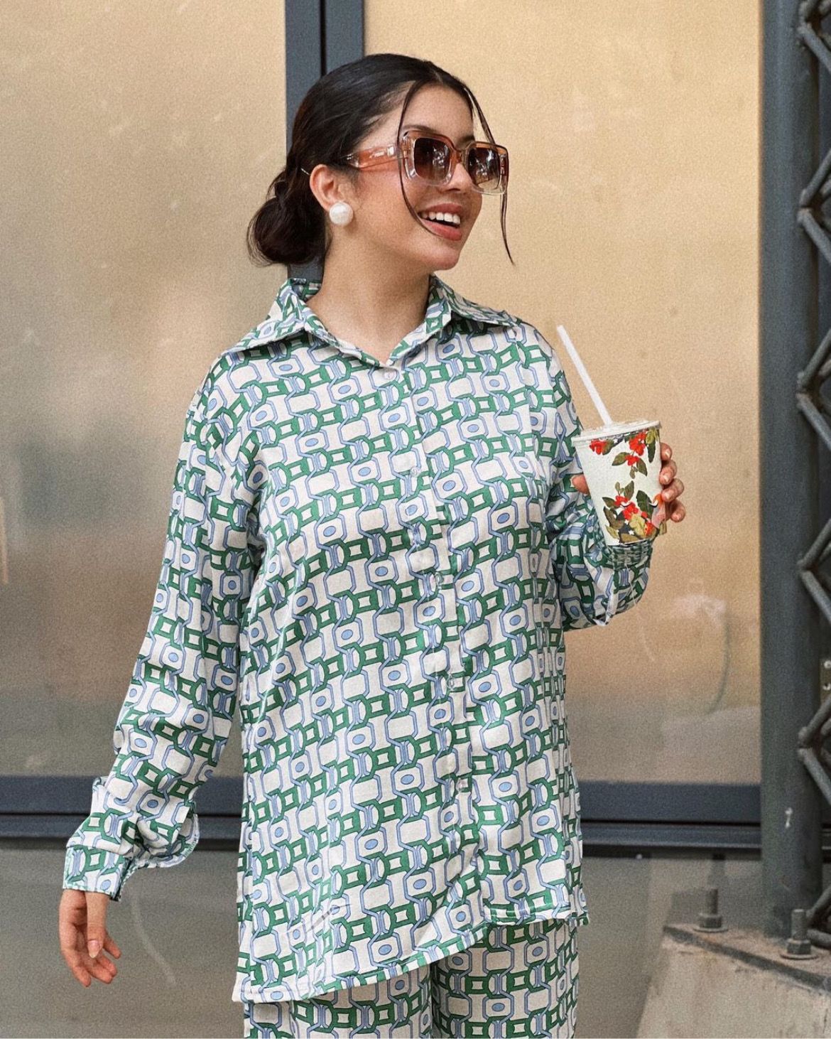 Trendy Prints Bluehills Co Ord Set