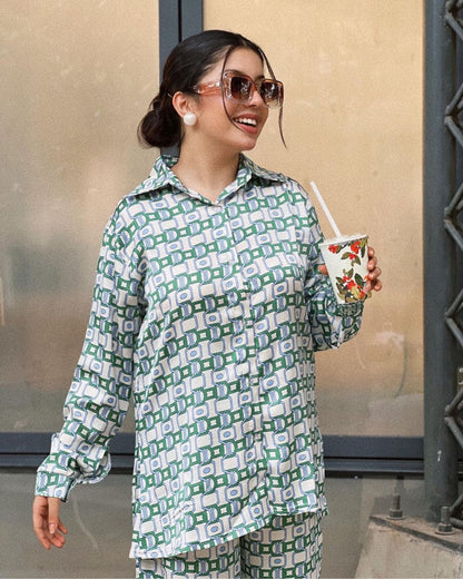 Trendy Prints Bluehills Co Ord Set