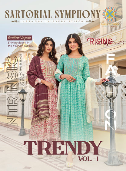 Trendy Vol 1 Passion Tree Capsule Readymade Pant Style Suits